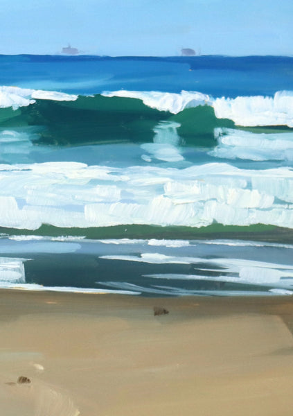 Waves in Carpinteria - 8x8