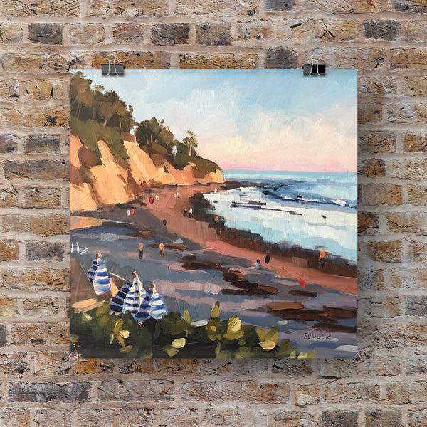 Hendry's Beach Golden Hour - Paper Print