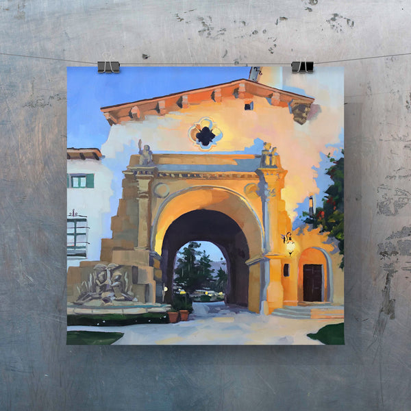 Courthouse at Dusk - Paper Print