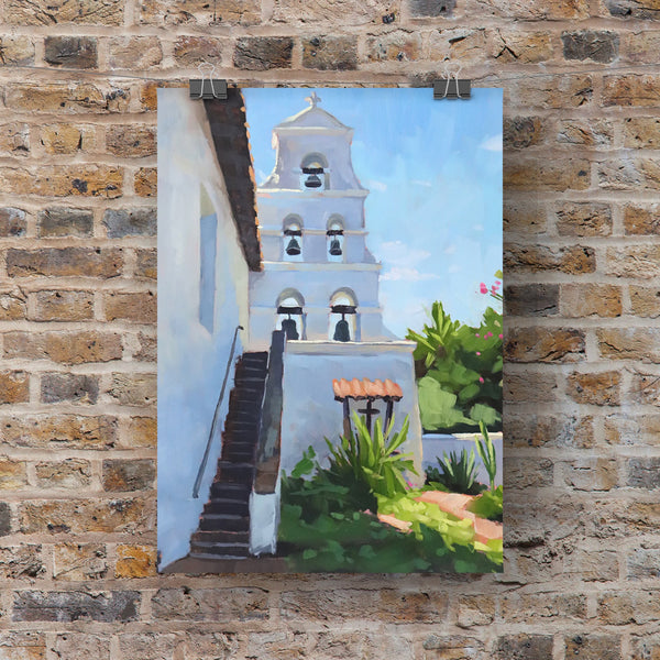 Mission San Diego - Paper Print