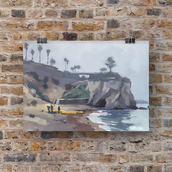 Pismo Kayakers - Paper Print