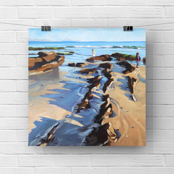 Low Tide Wonders - Paper Print