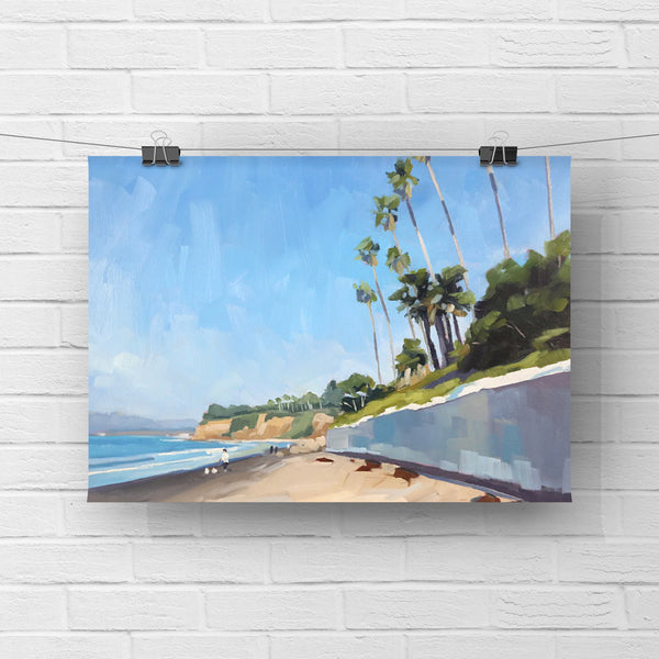 Butterfly Beach Walk - Paper Print