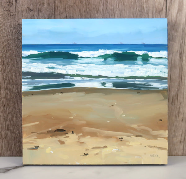 Waves in Carpinteria - 8x8