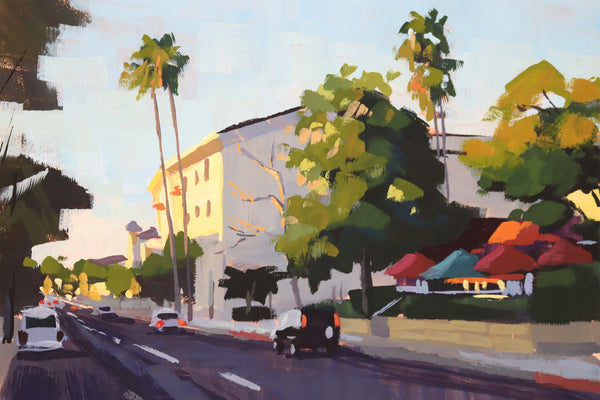 Santa Barbara Street - Paper Print