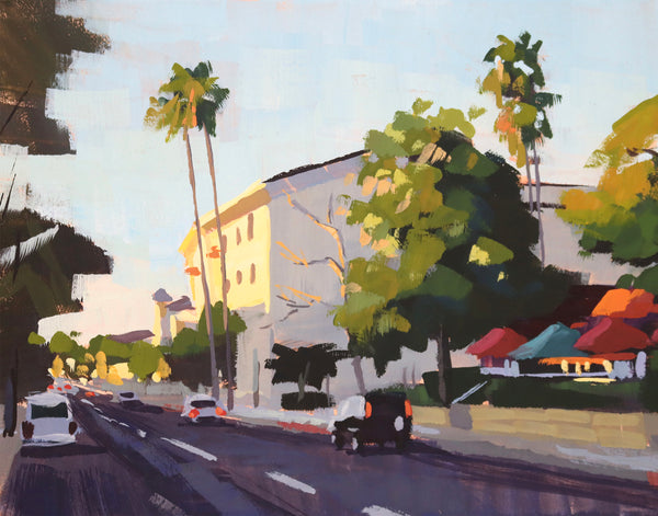 Santa Barbara Street - Paper Print