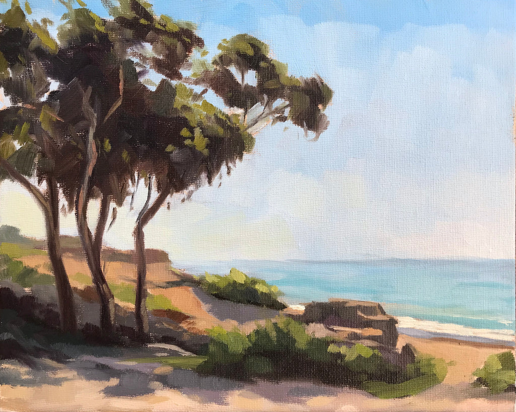 Jellybowl Eucalyptus, Plein Air, 8x10