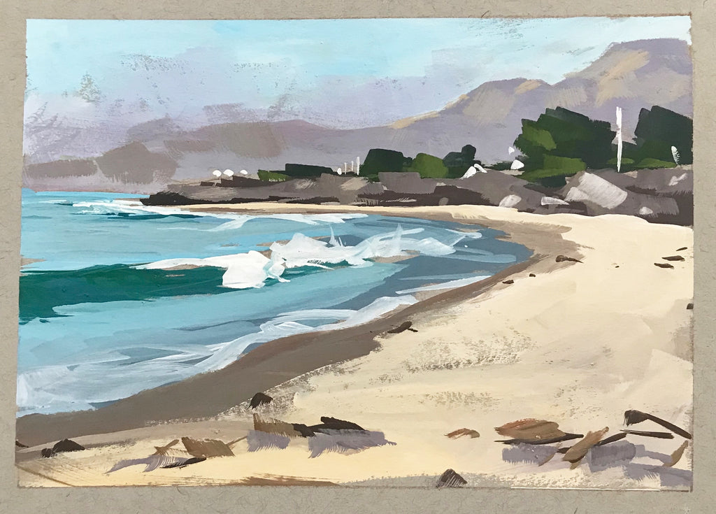 Plein Air Carpinteria Beach
