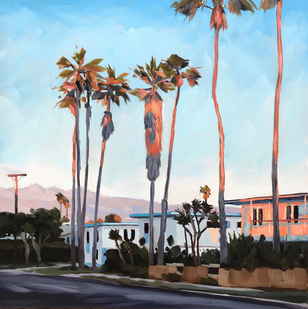 Pink Sunset Palms II  Show Opening THIS Friday!