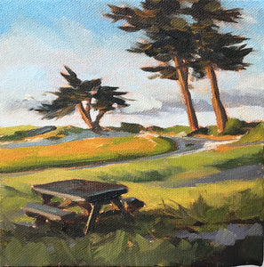 Beach Picnic, 6x6