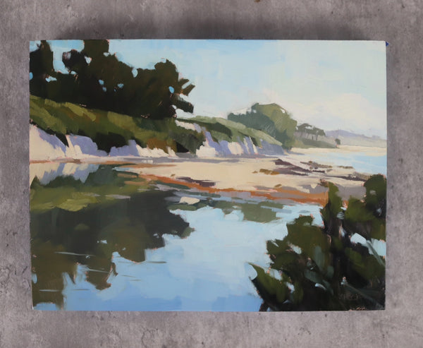 Goleta Beach Highs and Lows- 6x8