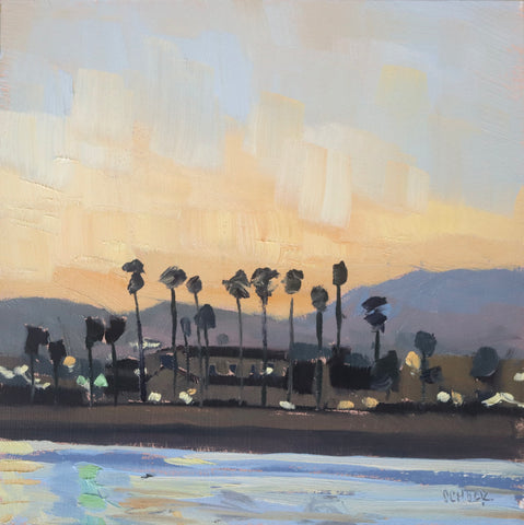 Mini Painting #16 Dusk on Cabrillo