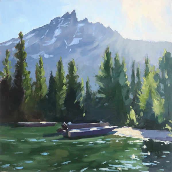 Jenny Lake Golden Hour - 12x12