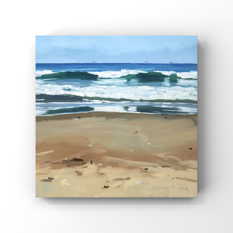 Waves in Carpinteria - 8x8