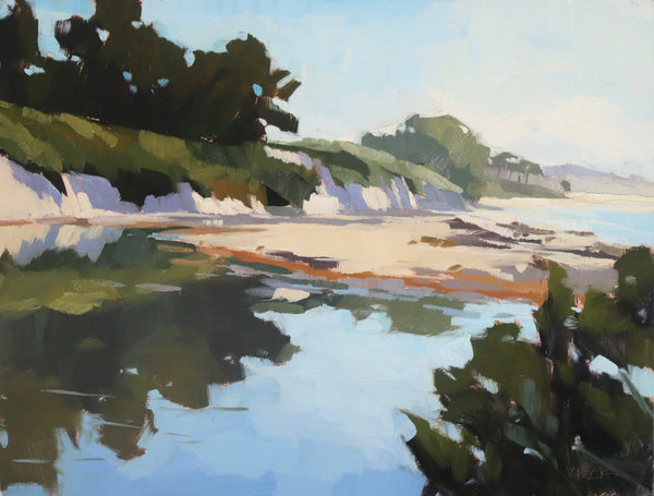 Goleta Beach Highs and Lows- 6x8