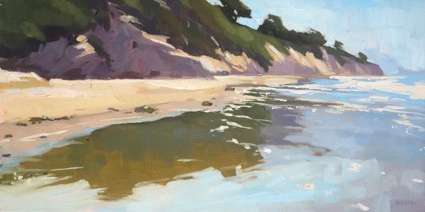 Hendry’s Beach Purple and Green - 6x12