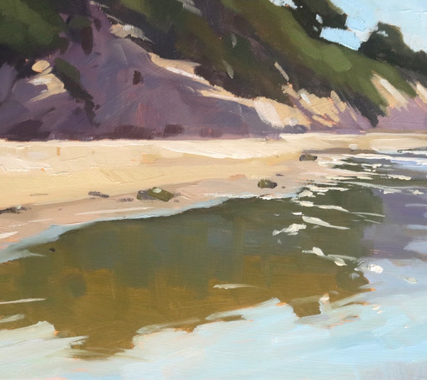Hendry’s Beach Purple and Green - 6x12