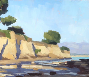 Afternoon at Shoreline, study - 4x8