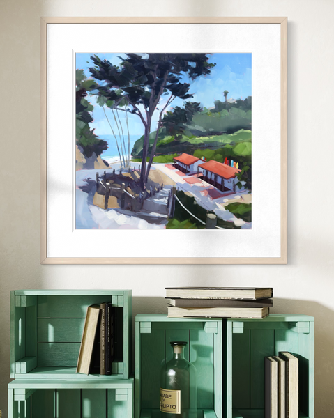 Hope Ranch Beach - Paper Print