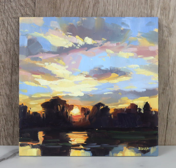 Summer Sunset - 6x6