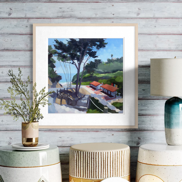 Hope Ranch Beach - Paper Print