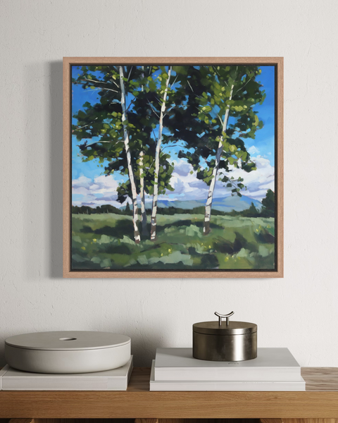 Summer Aspens - 16x16