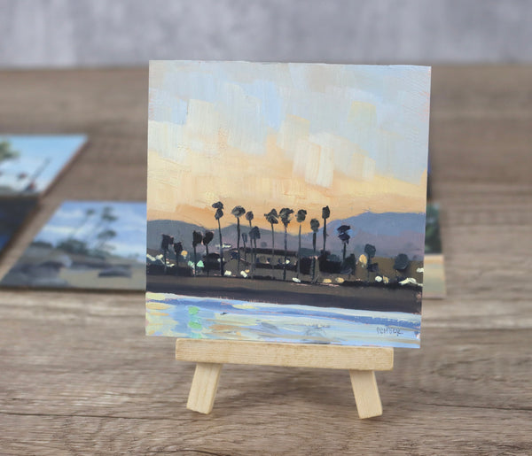 Mini Painting #16 Dusk on Cabrillo
