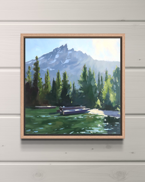 Jenny Lake Golden Hour - 12x12