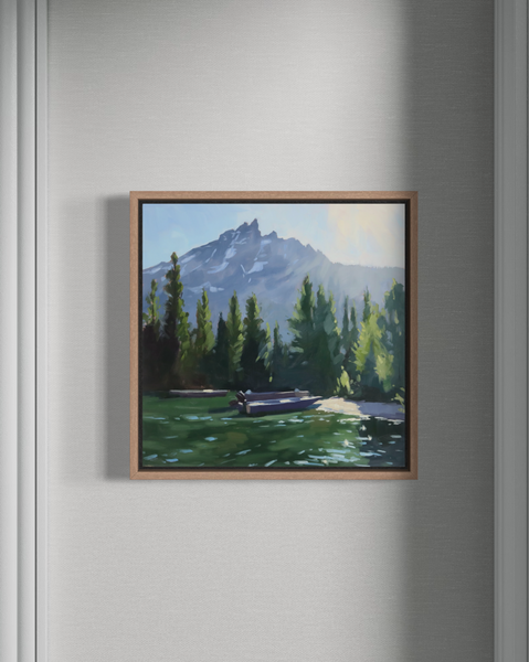Jenny Lake Golden Hour - 12x12