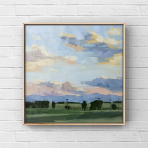 Summer Sky by the Rockies II - 6x6