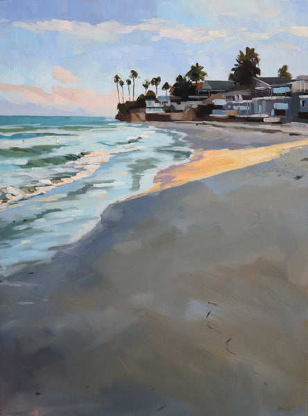 Last Bit of Sunlight, Miramar - 9x12