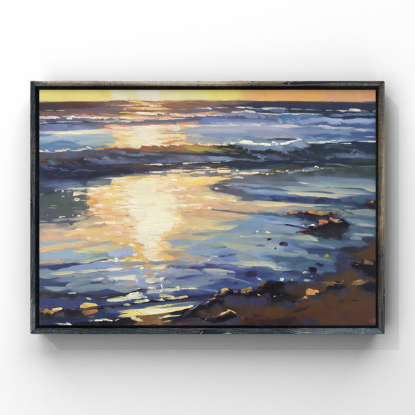 Sands Beach Sunset - 9x12