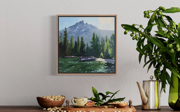 Jenny Lake Golden Hour - 12x12