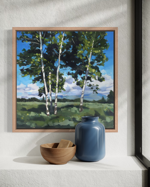 Summer Aspens - 16x16