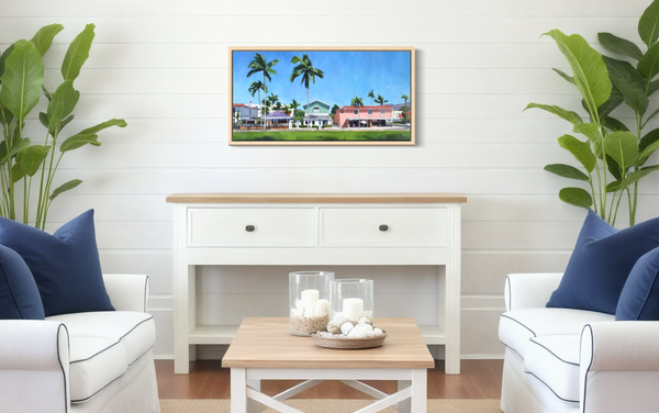 Anapamu Street, Santa Barbara - Canvas Print