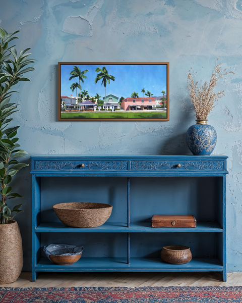 Anapamu Street, Santa Barbara - Canvas Print