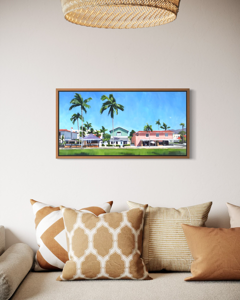Anapamu Street, Santa Barbara - Canvas Print