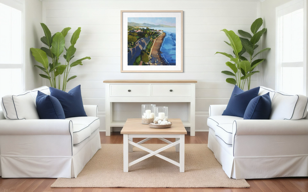 Santa Barbara From Above - paper print