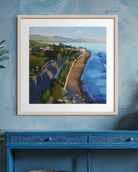 Santa Barbara From Above - paper print