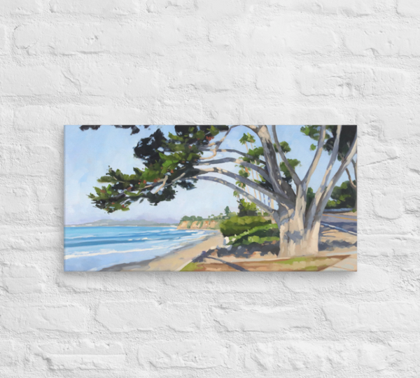 Butterfly Beach Tree - Canvas Print