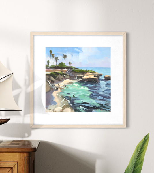 La Jolla, San Diego - paper print