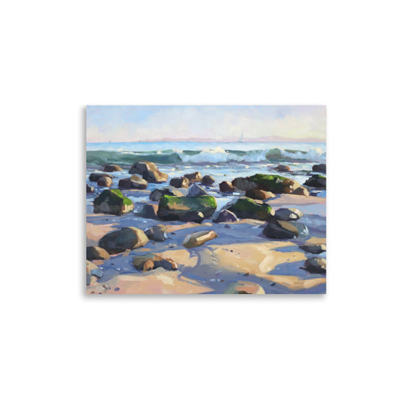 Hammond's Beach Rocks - Paper Print