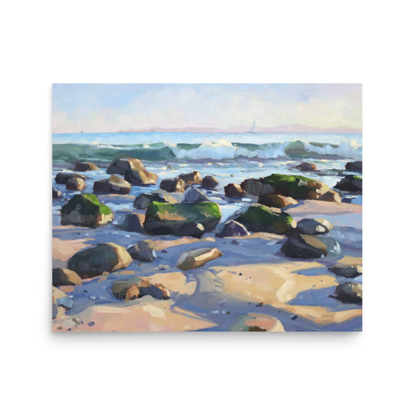 Hammond's Beach Rocks - Paper Print