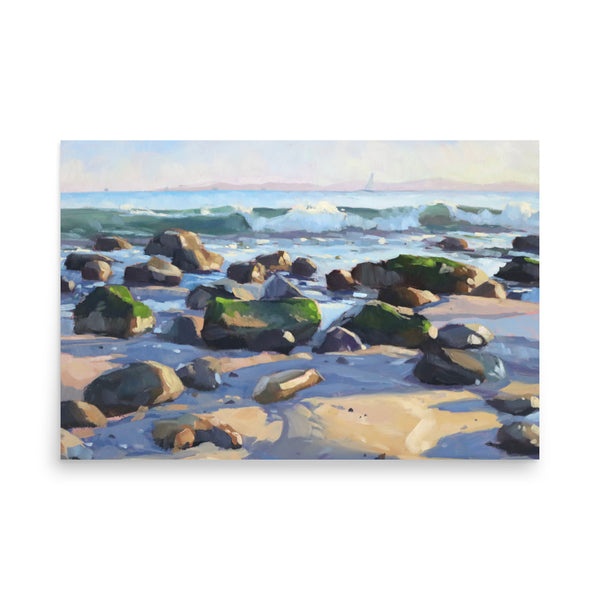 Hammond's Beach Rocks - Paper Print