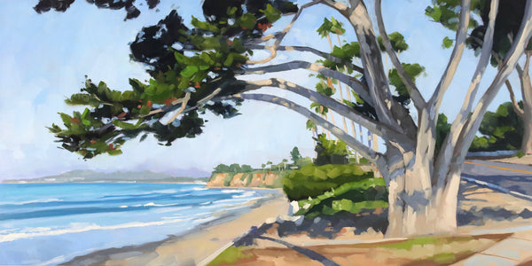 Butterfly Beach Tree - Canvas Print