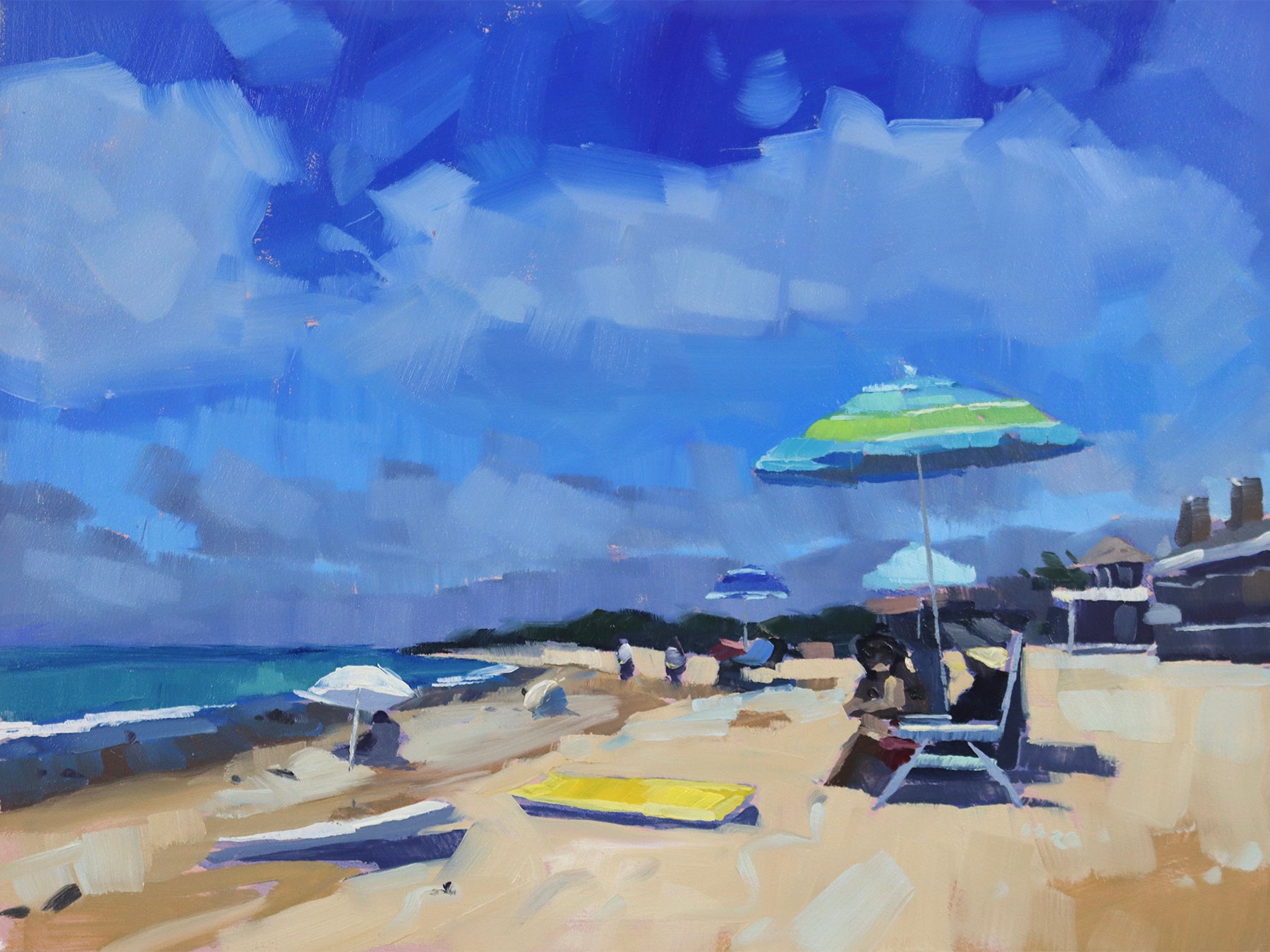 Beach Day, Carpinteria - Paper Print