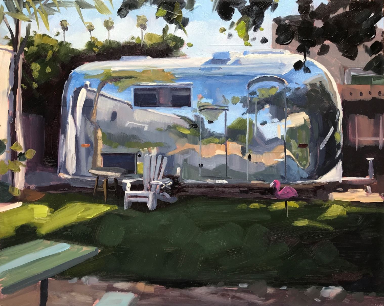 Carpinteria Airstream - Paper Print