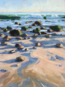 Hammonds Beach Rocks III - 9x12