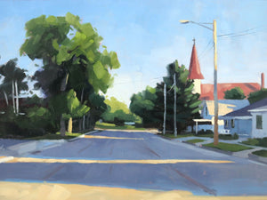 A Quiet Street - 6x8