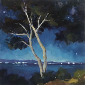 Moonlit Eucalyptus - 6x6